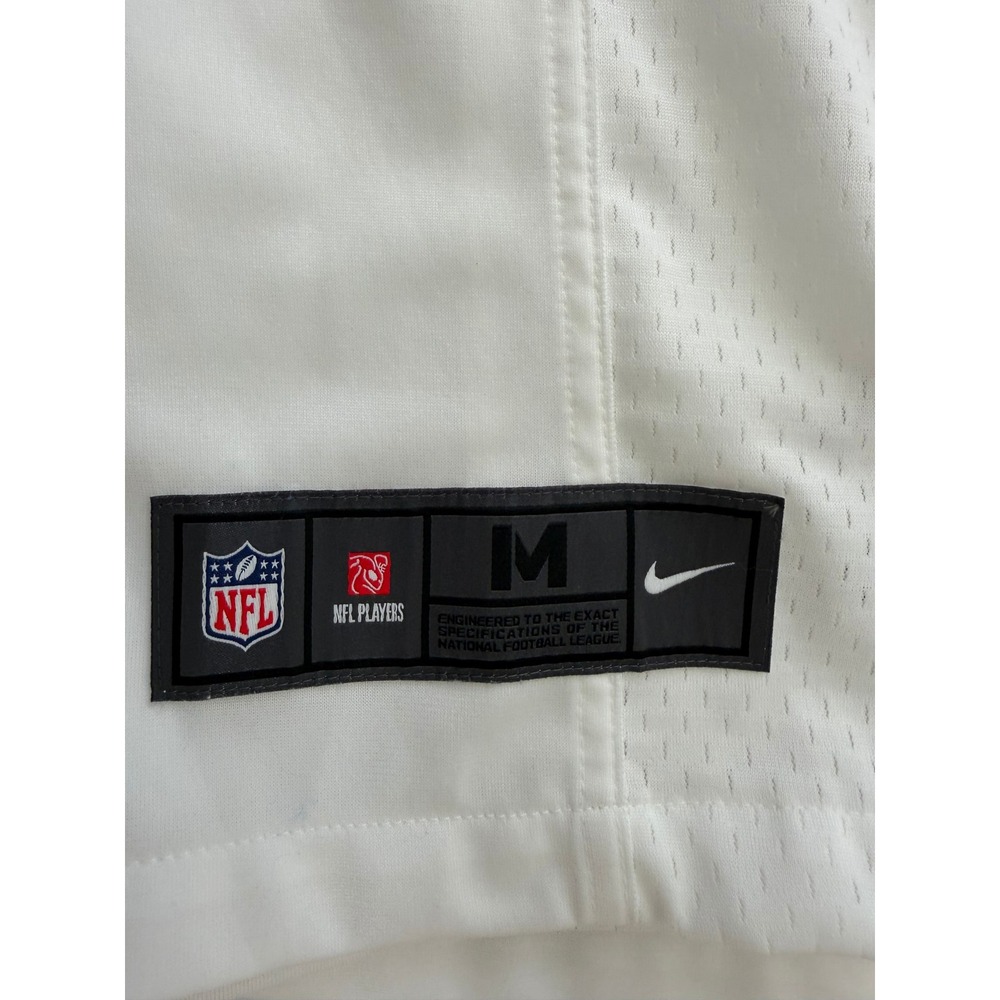 Nike NFL Oakland Raiders Khalil Mack 52 Jersey Mens Medium White On Field - Picture 6 of 7